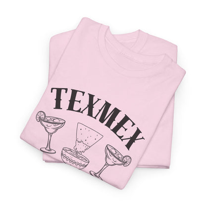 Tex-Mex Forever - Ritas & Queso // Unisex Heavy Cotton Tee - Fun Casual T-Shirt for Food Lovers