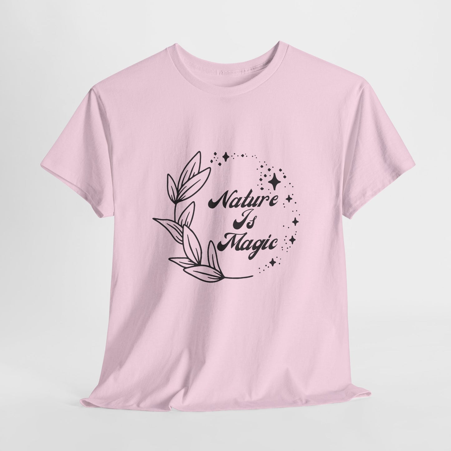 Nature is Magic // Unisex Heavy Cotton Tee - Nature-Themed Casual Wear