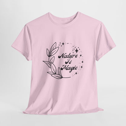 Nature is Magic // Unisex Heavy Cotton Tee - Nature-Themed Casual Wear