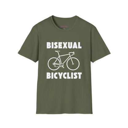 Bisexual (Road) Bicyclist  // Unisex Softstyle T-Shirt