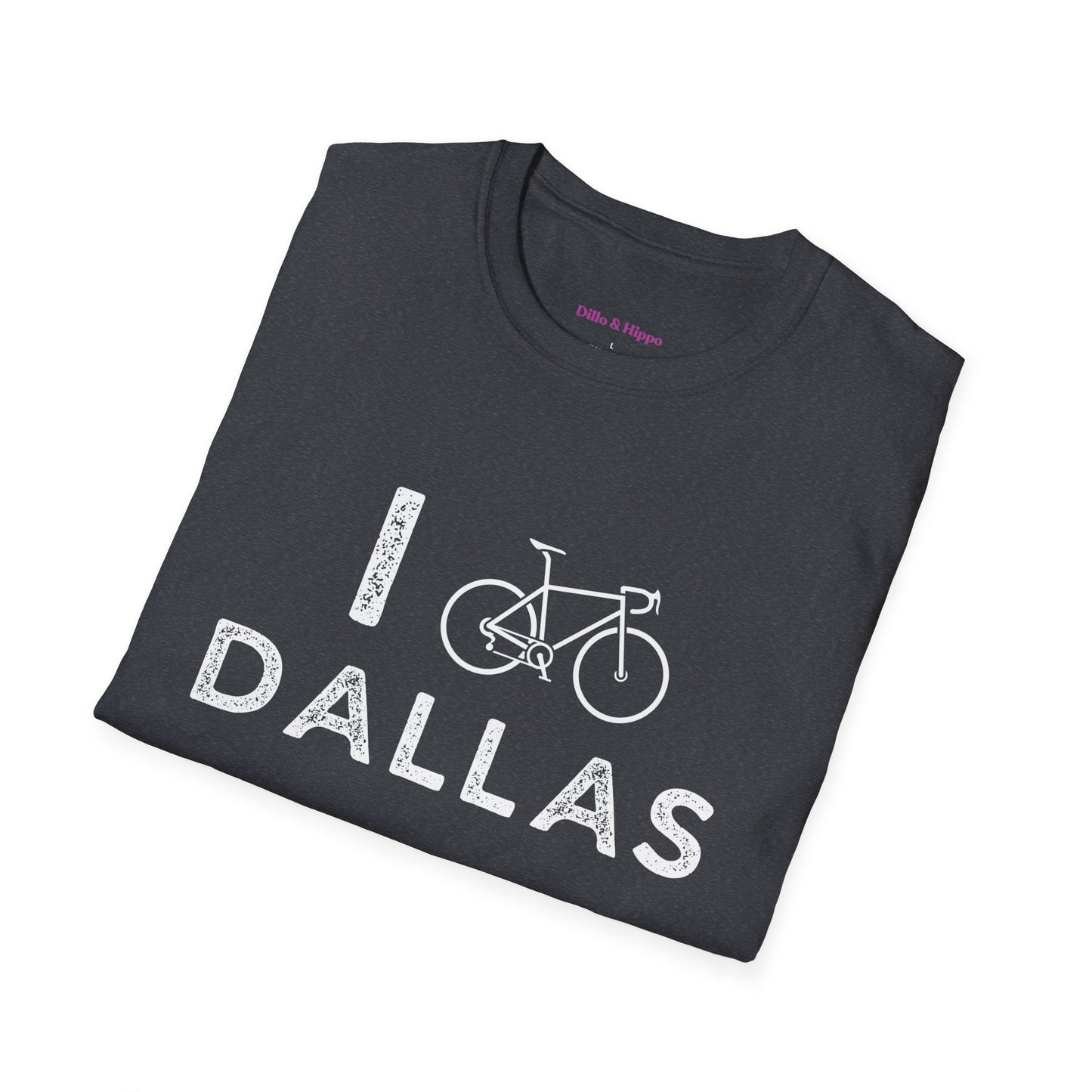I (Road) Bike Dallas //  Unisex Softstyle T-Shirt
