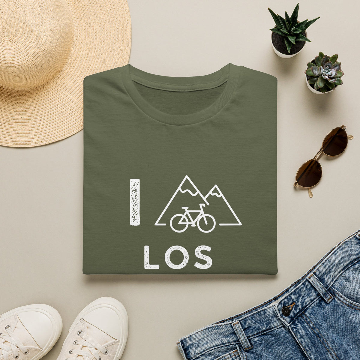 I (Mountain) Bike Los Angeles // Unisex Softstyle T-Shirt