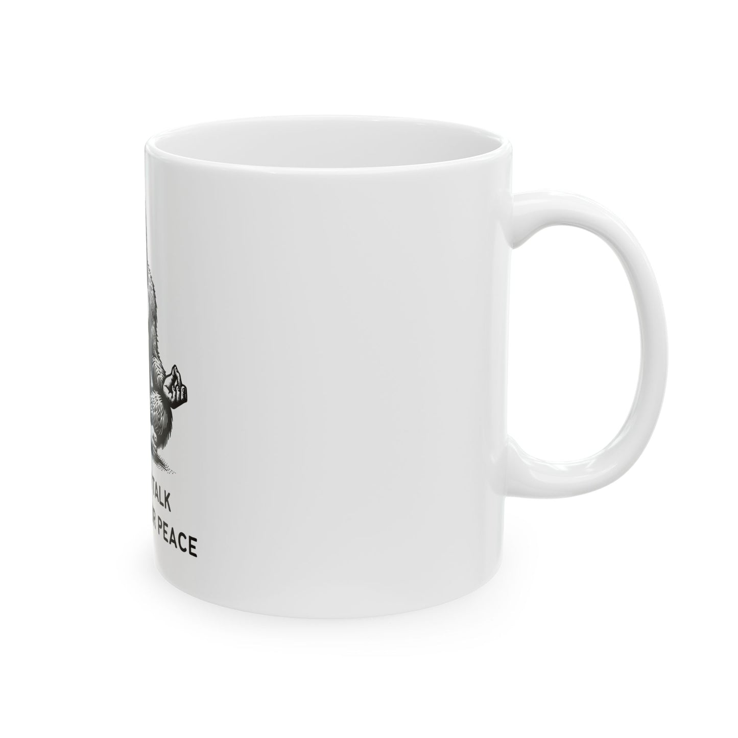Let Them Talk, Protect Your Peace // Ceramic Mug, (11oz, 15oz)