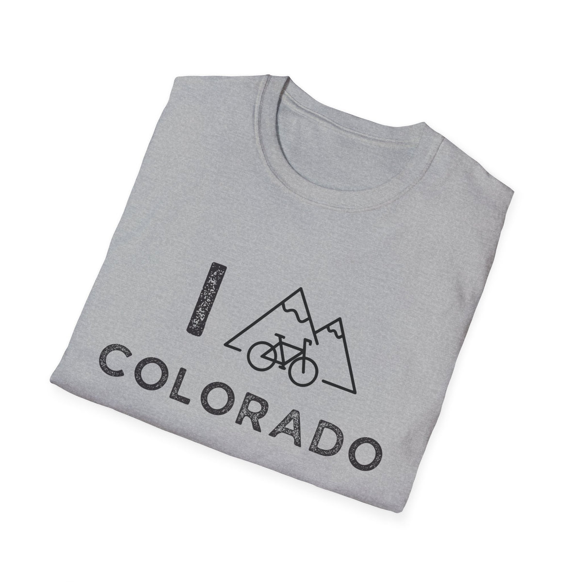 I (Mountain) Bike Colorado // Unisex Softstyle T-Shirt
