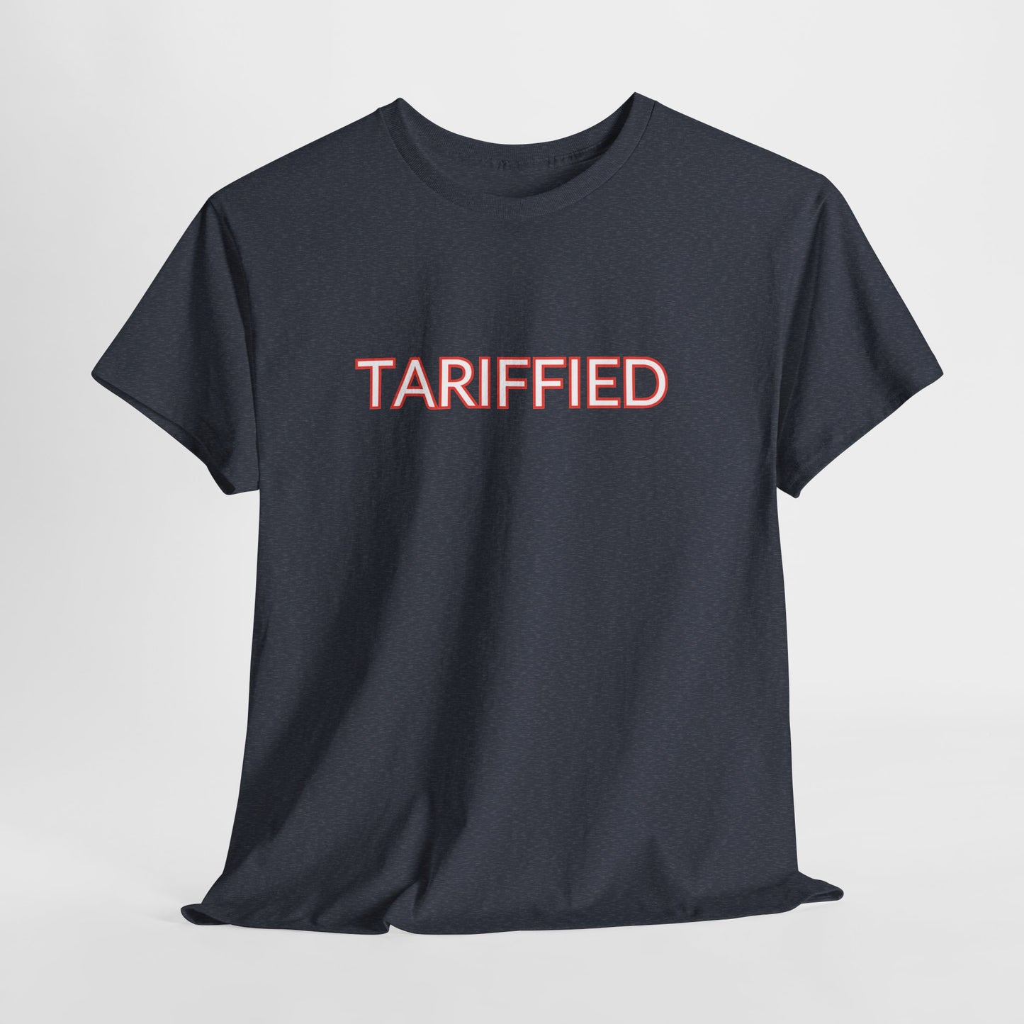 Tarrified // Unisex Heavy Cotton Tee - Scary Economy Statement Shirt