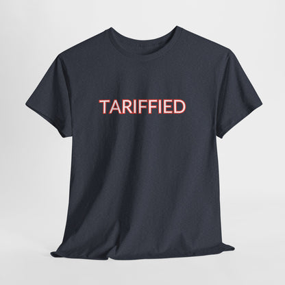 Tarrified // Unisex Heavy Cotton Tee - Scary Economy Statement Shirt