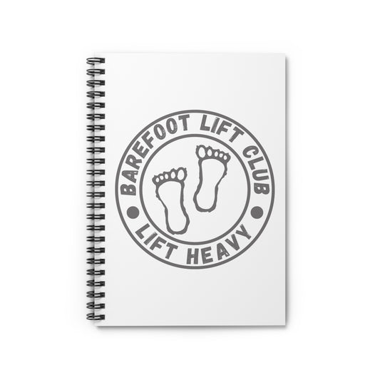 Barefoot Lift Club // Spiral Notebook - Ruled Line