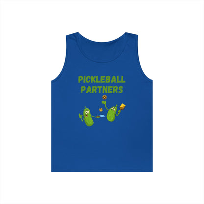 Pickleball Partners 1 // Unisex Heavy Cotton Tank Top