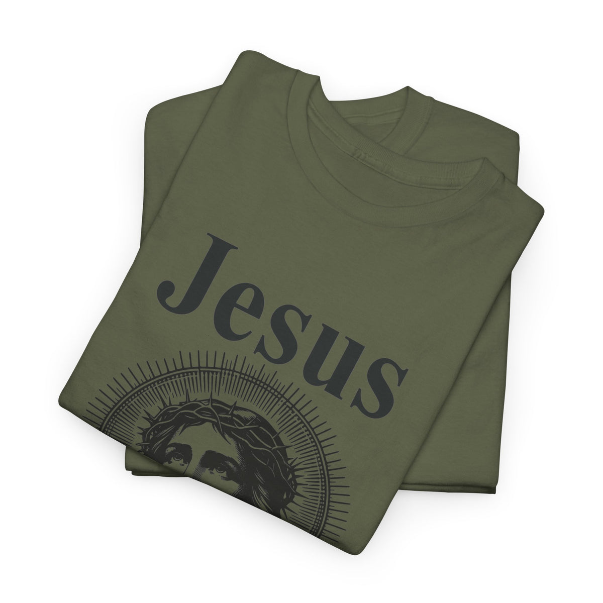 Religious Humor Unisex Heavy Cotton Tee - "Jesus Didn't Look Like This"