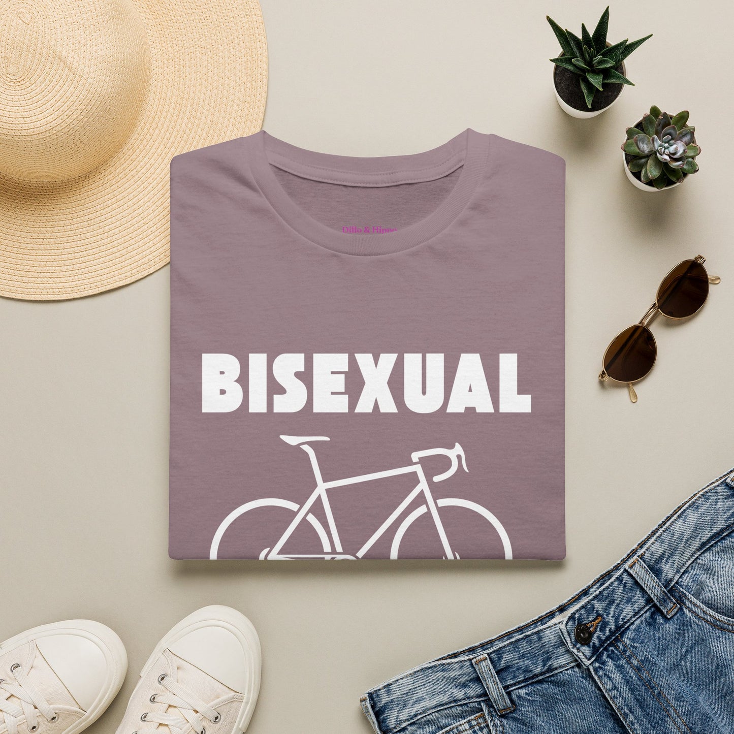 Bisexual (Road) Bicyclist  // Unisex Softstyle T-Shirt