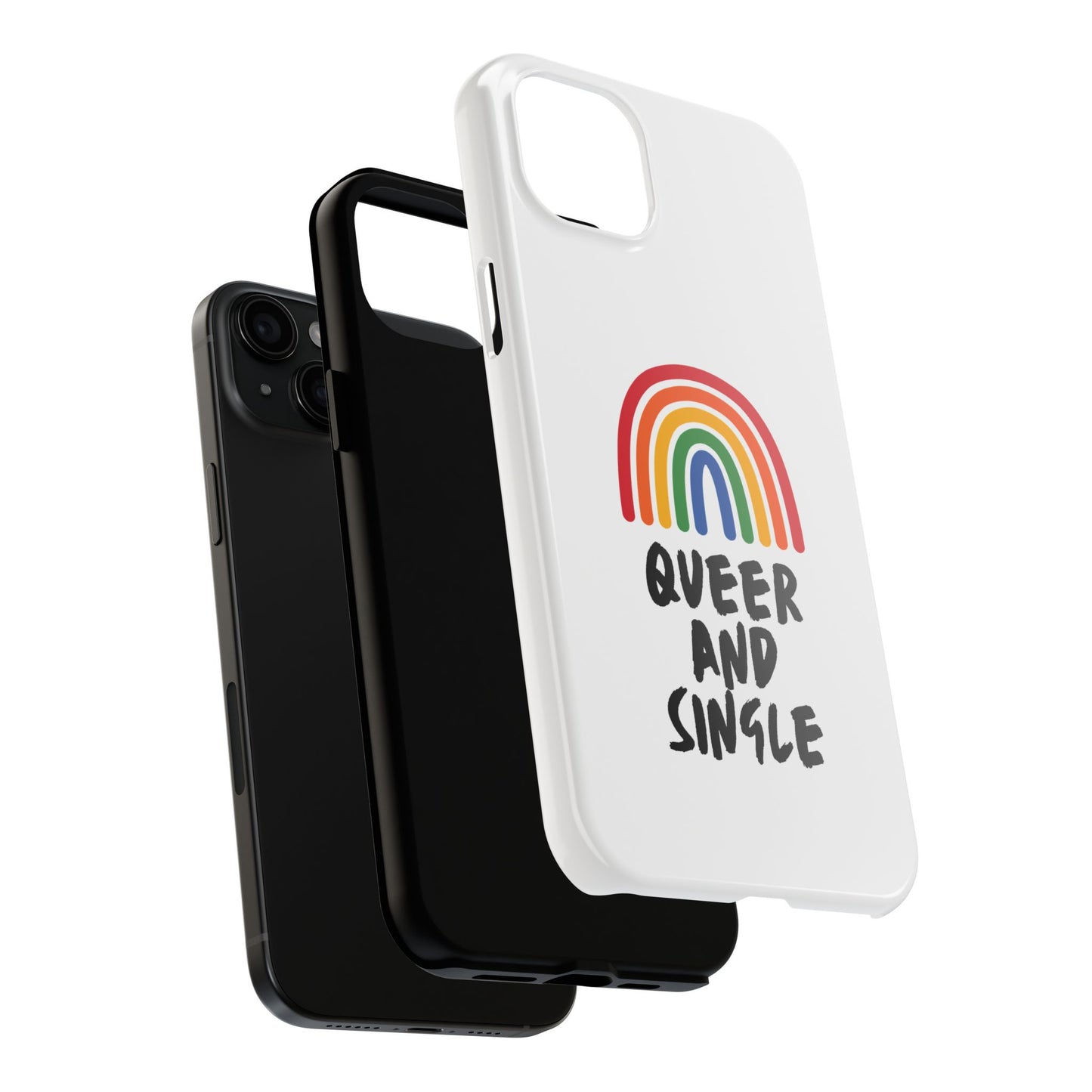 Queer and Single // Phone Case