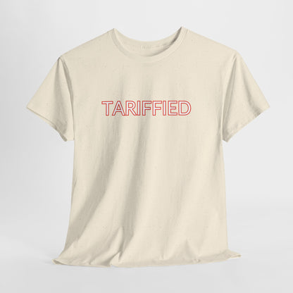 Tarrified // Unisex Heavy Cotton Tee - Scary Economy Statement Shirt
