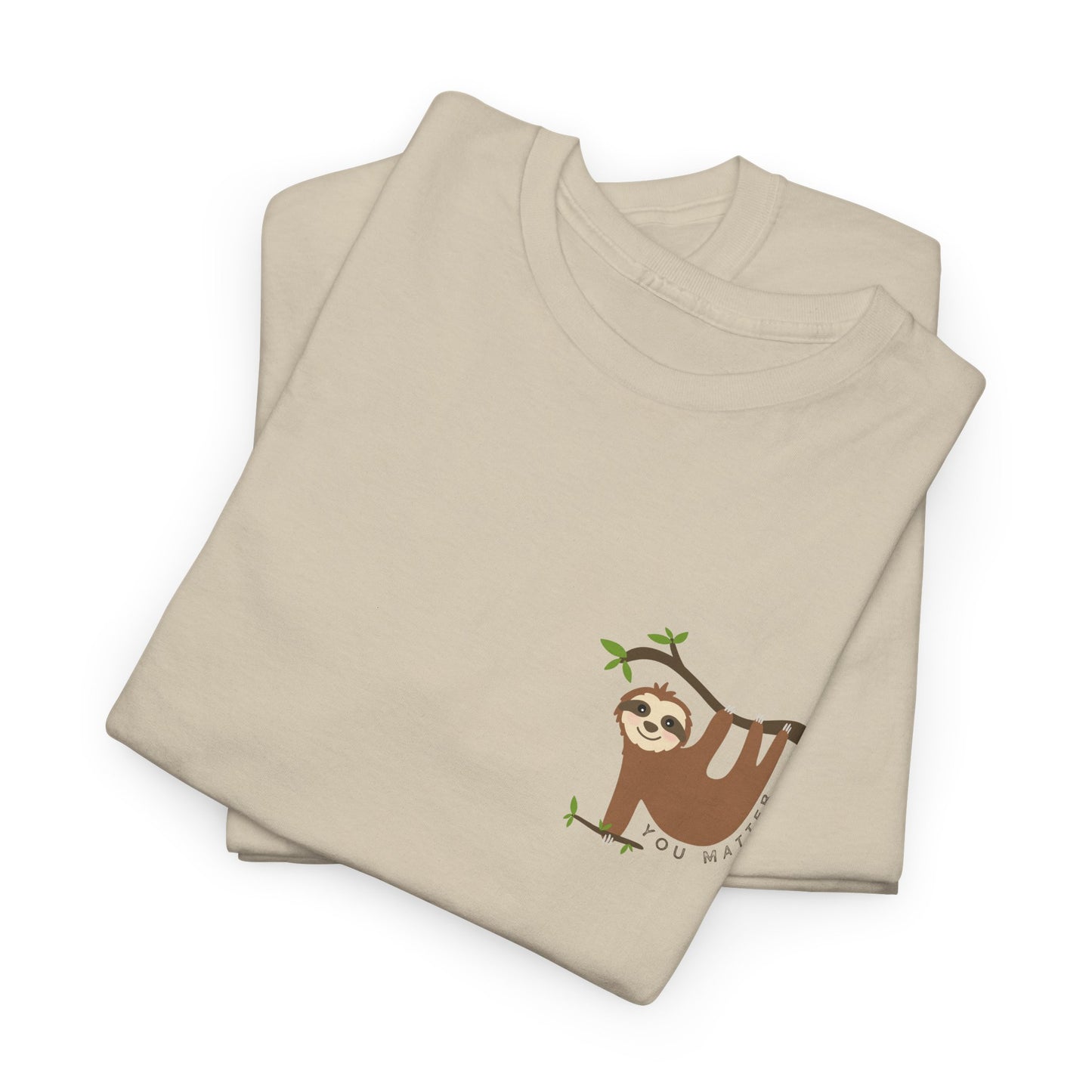 Keep Hangin' On - Sloth // Unisex Heavy Cotton Tee - Motivational