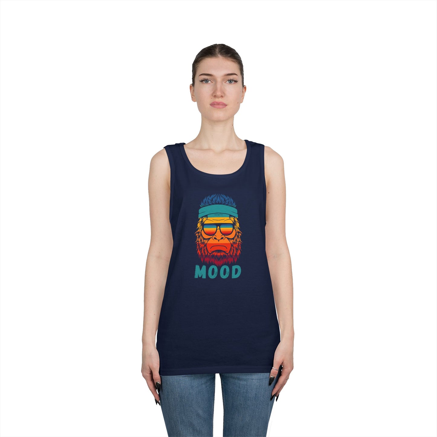Bigfoot Mood //  Unisex Heavy Cotton Tank Top
