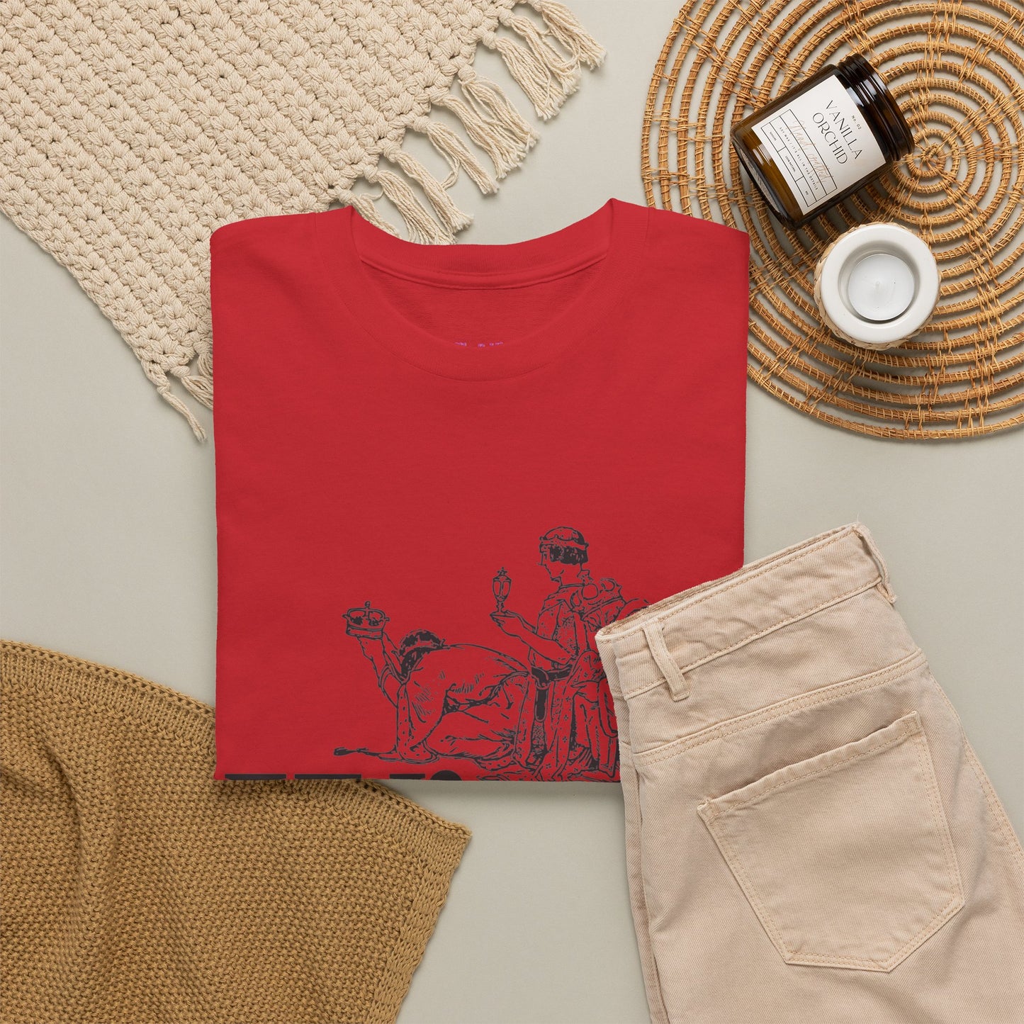 Wise Guys Unisex Heavy Cotton Tee - Stylish Graphic Tee for Casual Wear