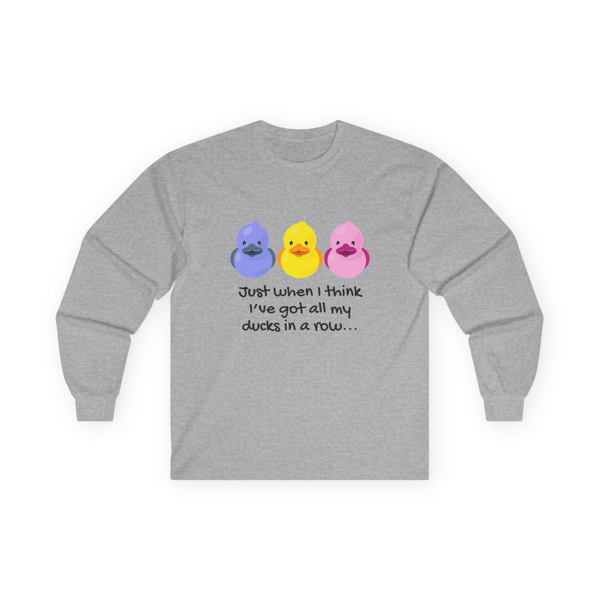 Ducks in a Row // Unisex Ultra Cotton Long Sleeve Tee