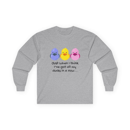Ducks in a Row // Unisex Ultra Cotton Long Sleeve Tee