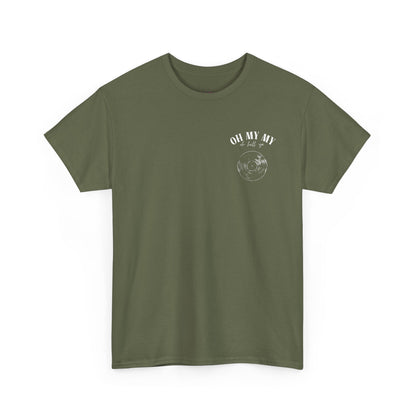 Oh My My Vintage Vinyl Graphic - Pocket Placement // Unisex Heavy Cotton Tee - Perfect for Music Lovers