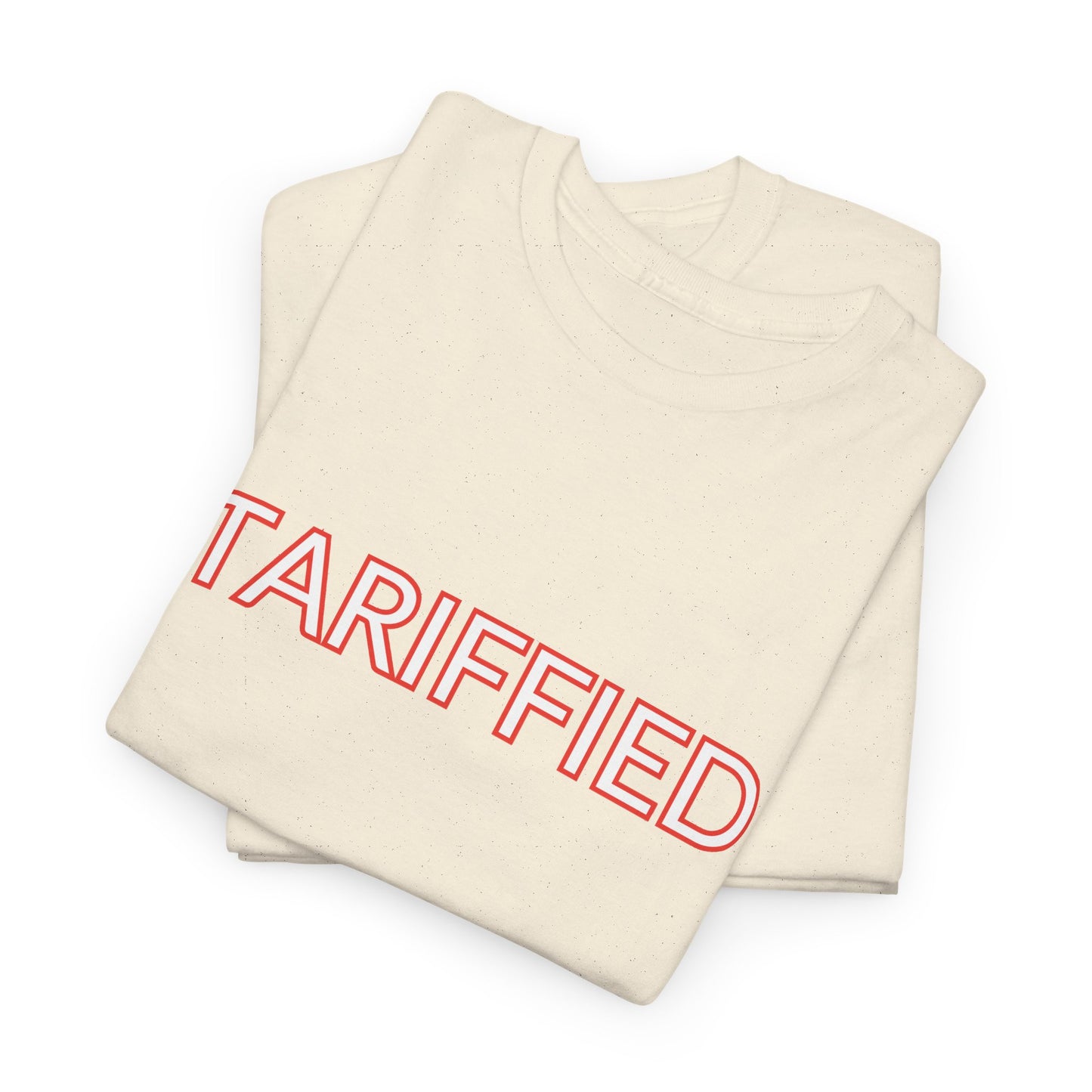 Tarrified // Unisex Heavy Cotton Tee - Scary Economy Statement Shirt