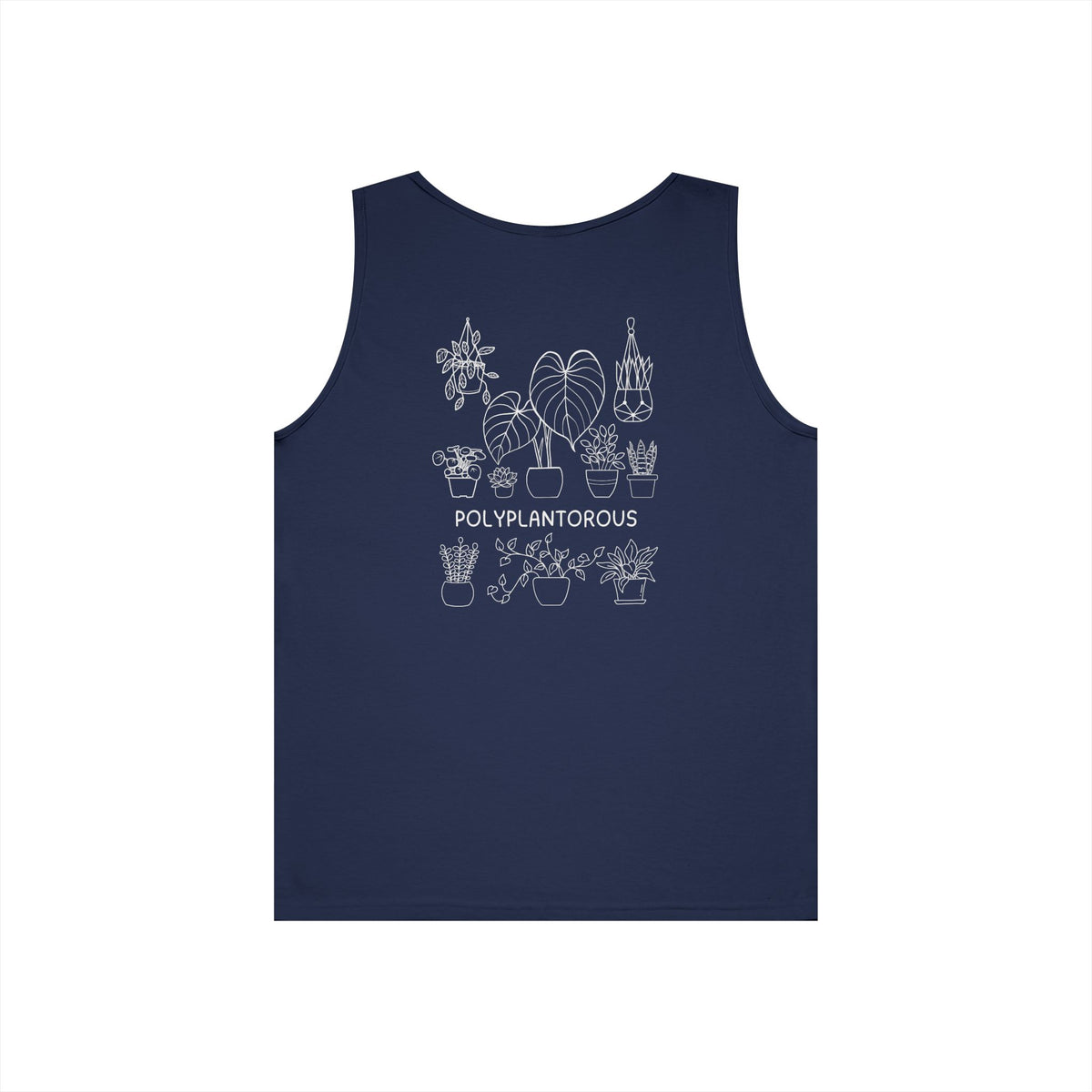 polyPLANTorous // Unisex Heavy Cotton Tank Top - Polyplantorous Plant Lover Design