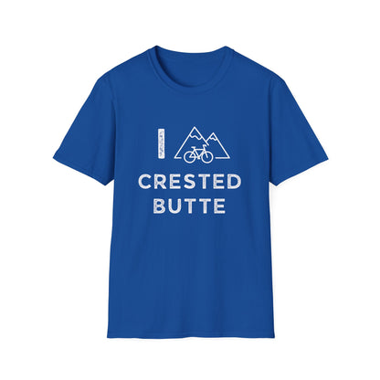 I (Mountain) Bike Crested Butte // Unisex Softstyle T-Shirt