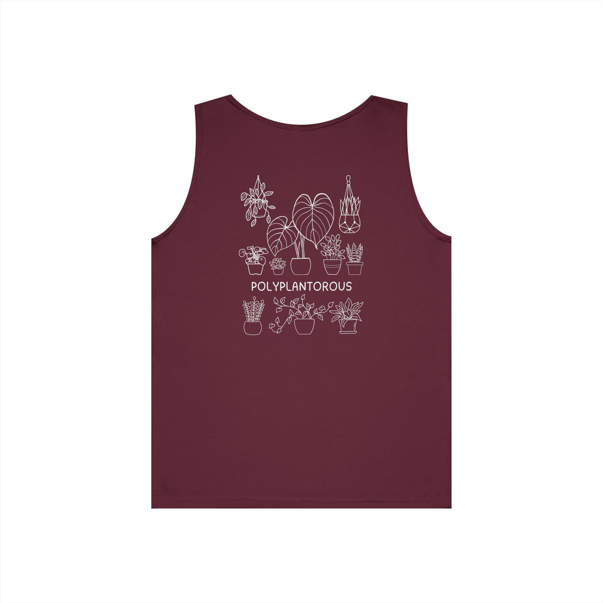 polyPLANTorous // Unisex Heavy Cotton Tank Top - Polyplantorous Plant Lover Design