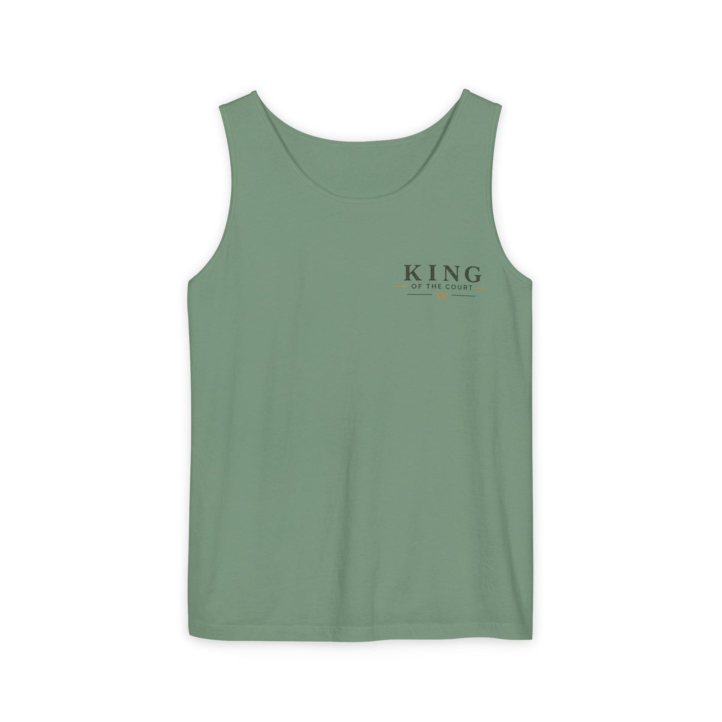 Tennis - King of the Court - Vintage Playing Card - Tank Top — Graphic Tank