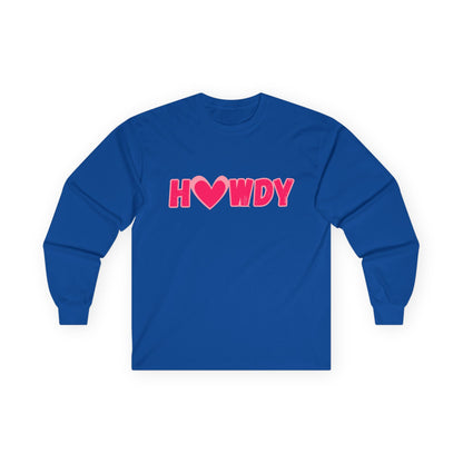 H<3wdy // Heart Long Sleeve Tee – Unisex Ultra Cotton Shirt for Casual Style