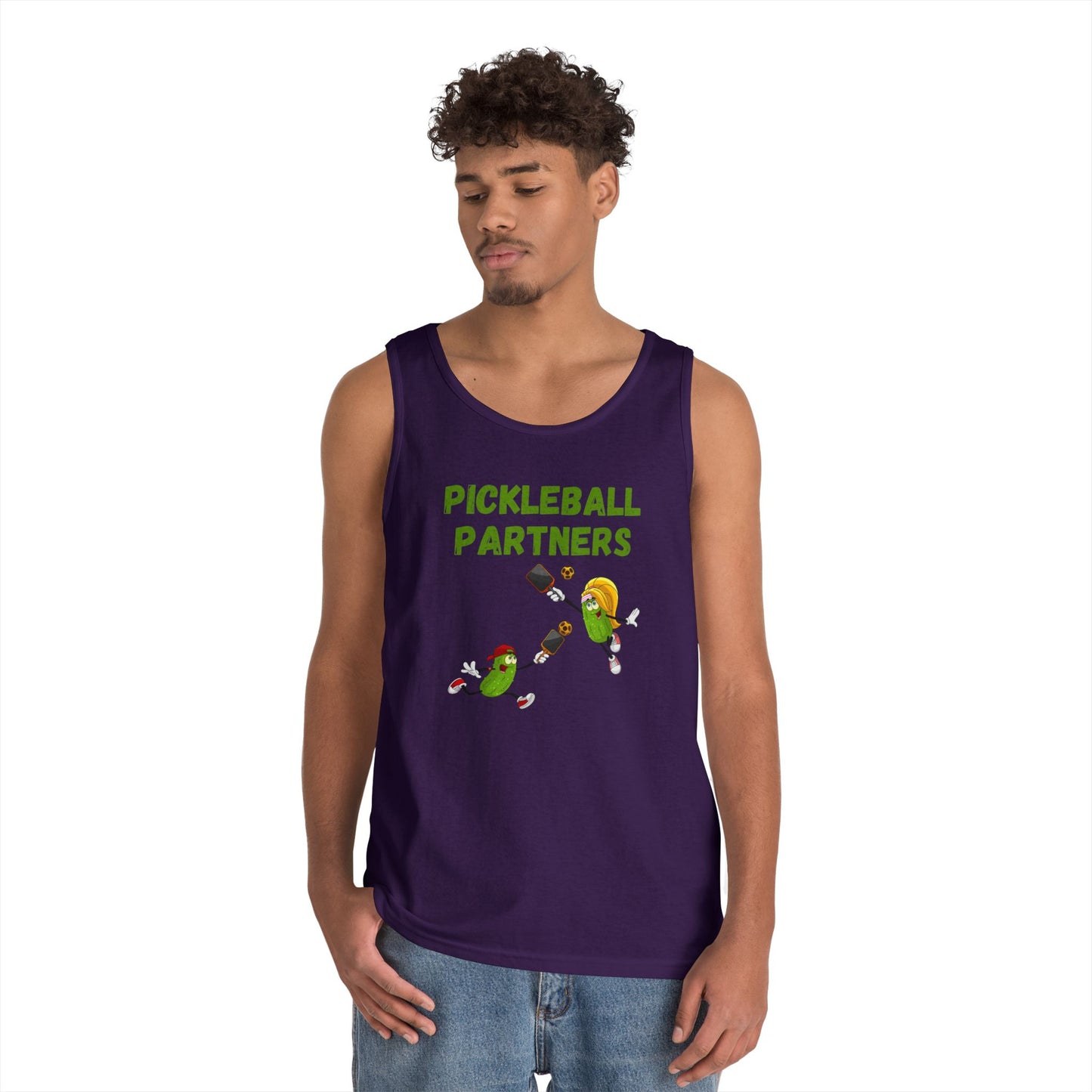 Pickleball Partners 2 // Unisex Heavy Cotton Tank Top