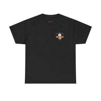 Keep Hangin' On - Panda // Unisex Heavy Cotton Tee -Vibes Graphic Shirt