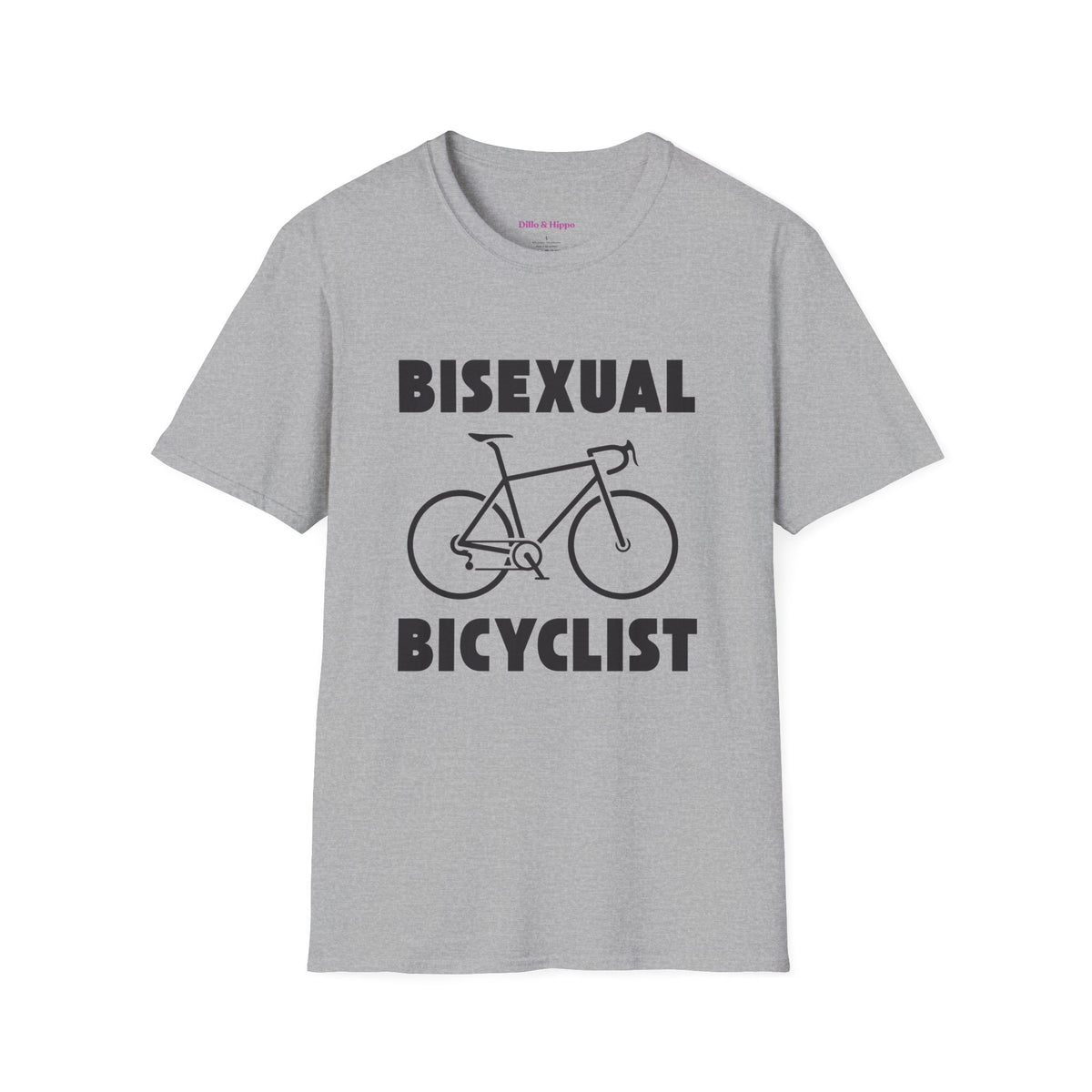 Bisexual (Road) Bicyclist  // Unisex Softstyle T-Shirt