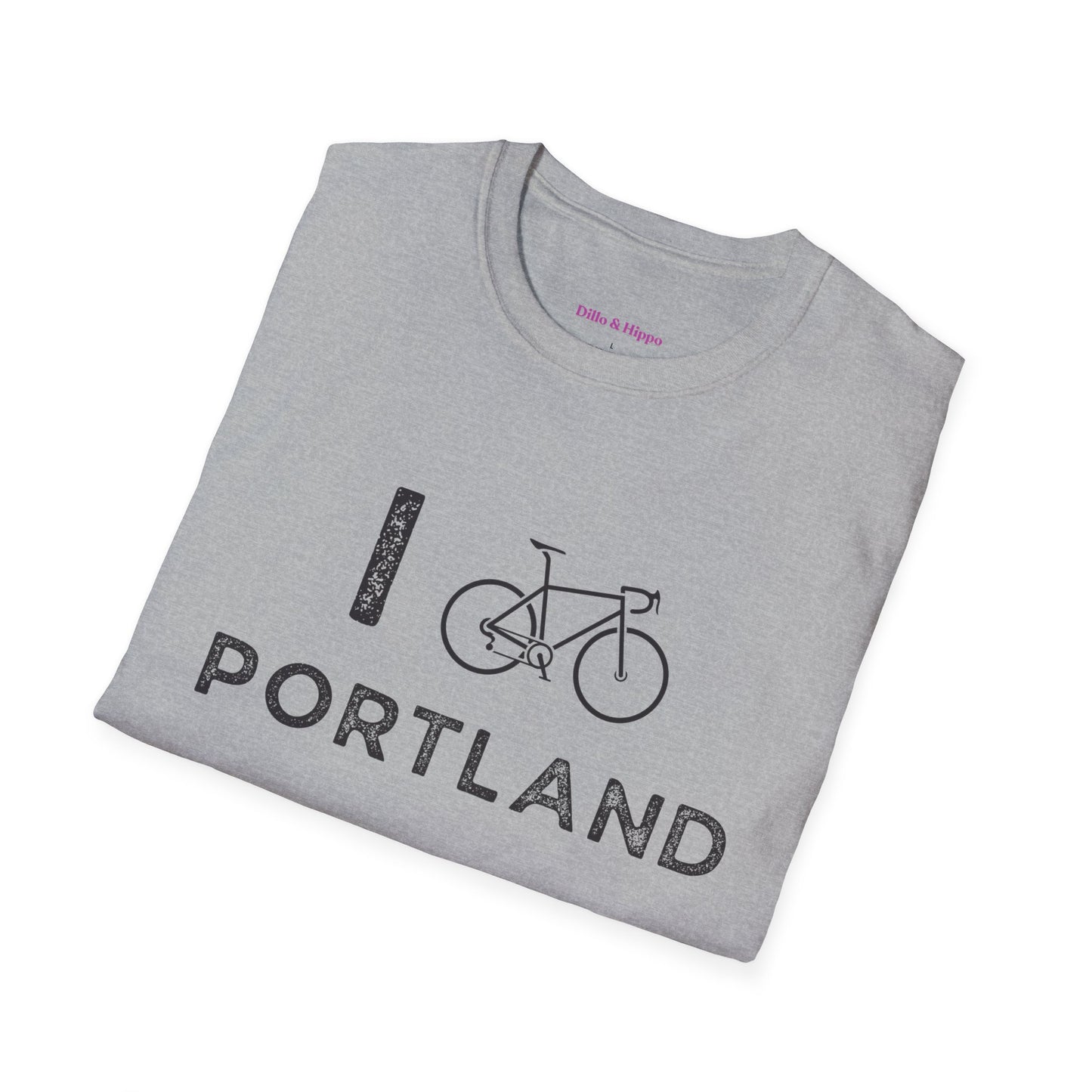 I (Road) Bike Portland // Unisex Softstyle T-Shirt