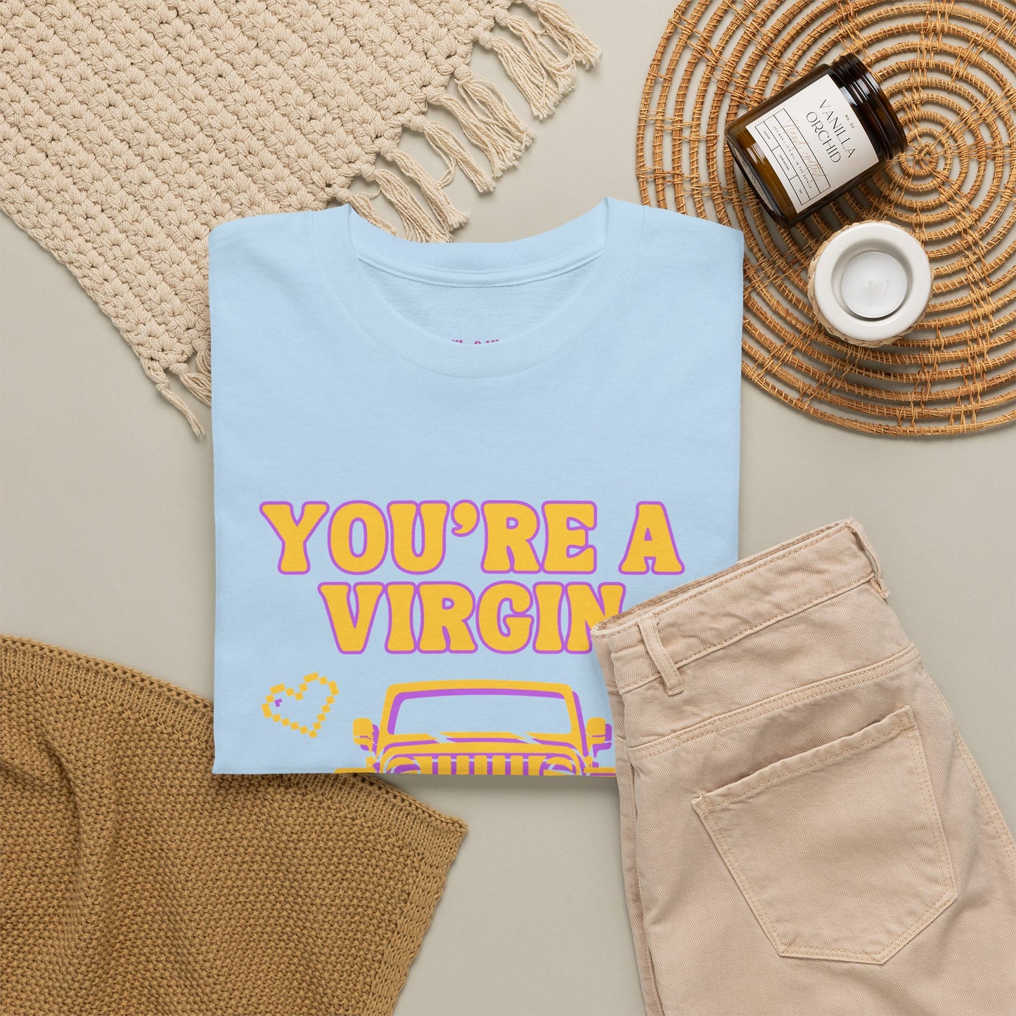 You're a Virgin Who Can't Drive // Unisex Heavy Cotton Tee
