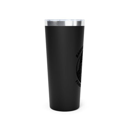 Barefoot Run Club Founding Member // Copper Vacuum Insulated Tumbler, 22oz - Blue Text