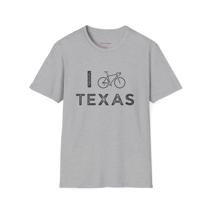 I (Road) Bike Texas // Unisex Softstyle T-Shirt