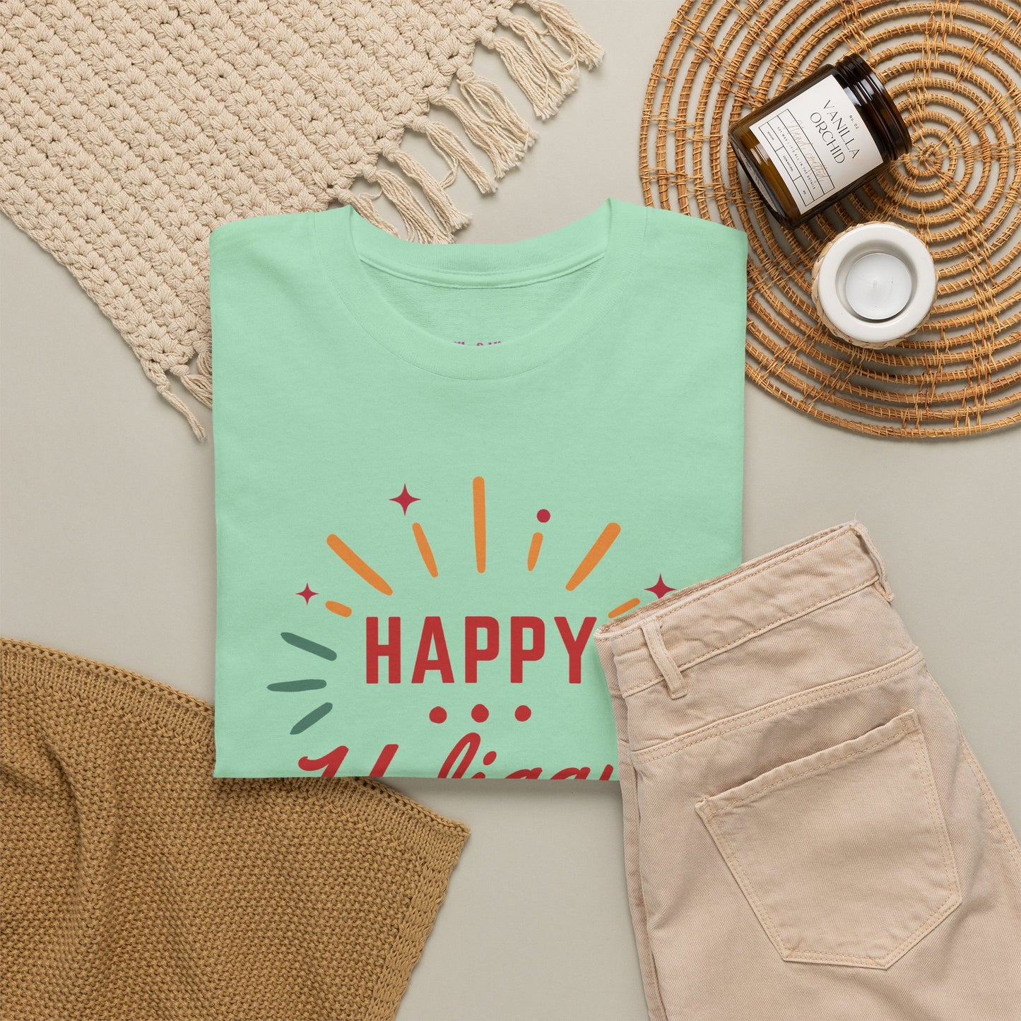 Happy Holigay Penguin Unisex Heavy Cotton Tee