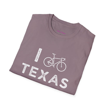 I (Road) Bike Texas // Unisex Softstyle T-Shirt