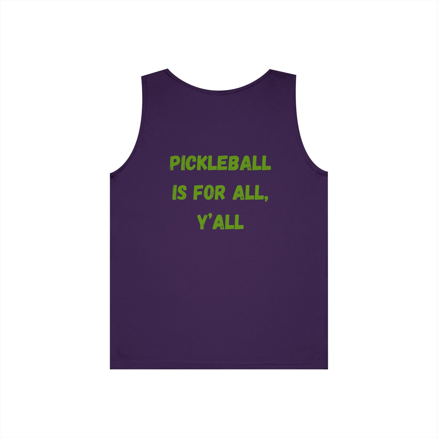 Pickleball is for All, Y'all // Unisex Heavy Cotton Tank Top