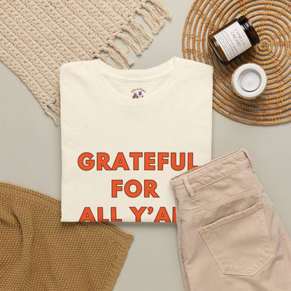 Grateful for All Y'all // Unisex Jersey Short Sleeve Tee