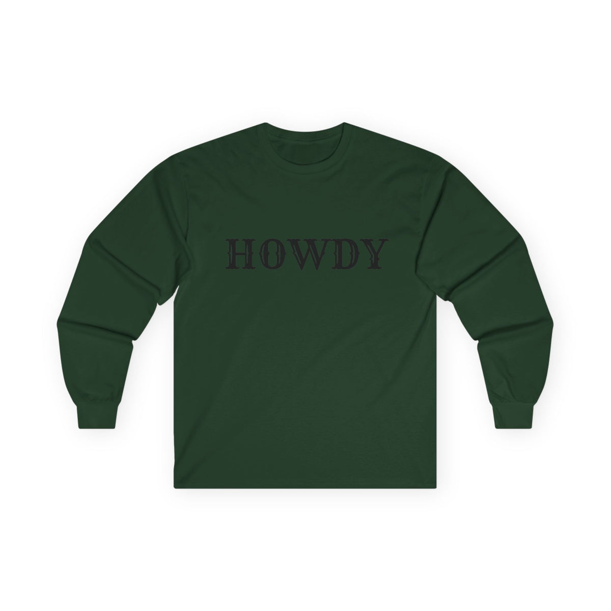 Howdy & Adios // Unisex Long Sleeve Tee | Casual Cotton Top for Friends & Farewells