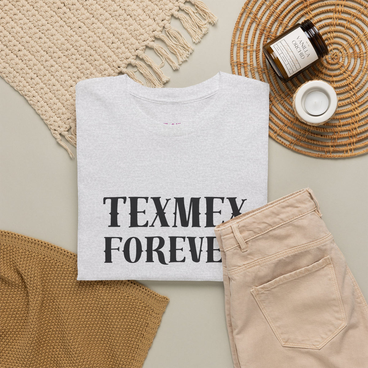 TexMex Forever Unisex Heavy Cotton Tee - Casual Style T-Shirt for Food Lovers