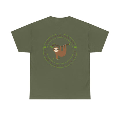Keep Hangin' On - Sloth // Unisex Heavy Cotton Tee - Motivational