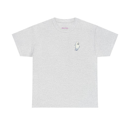 'Power Bottom Autumn' White Ghost // Halloween Ghost Unisex Heavy Cotton Tee