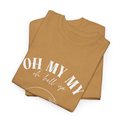 Oh My My Vintage Vinyl Graphic // Unisex Heavy Cotton Tee - Perfect for Music Lovers