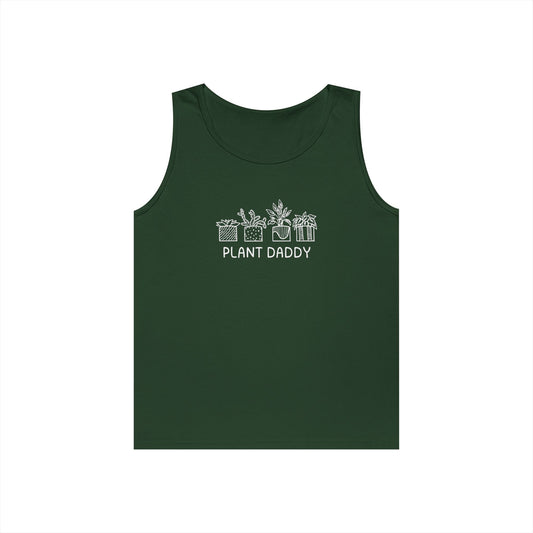 Plant Daddy // Unisex Heavy Cotton Tank Top - Perfect Gift for Plant Lovers