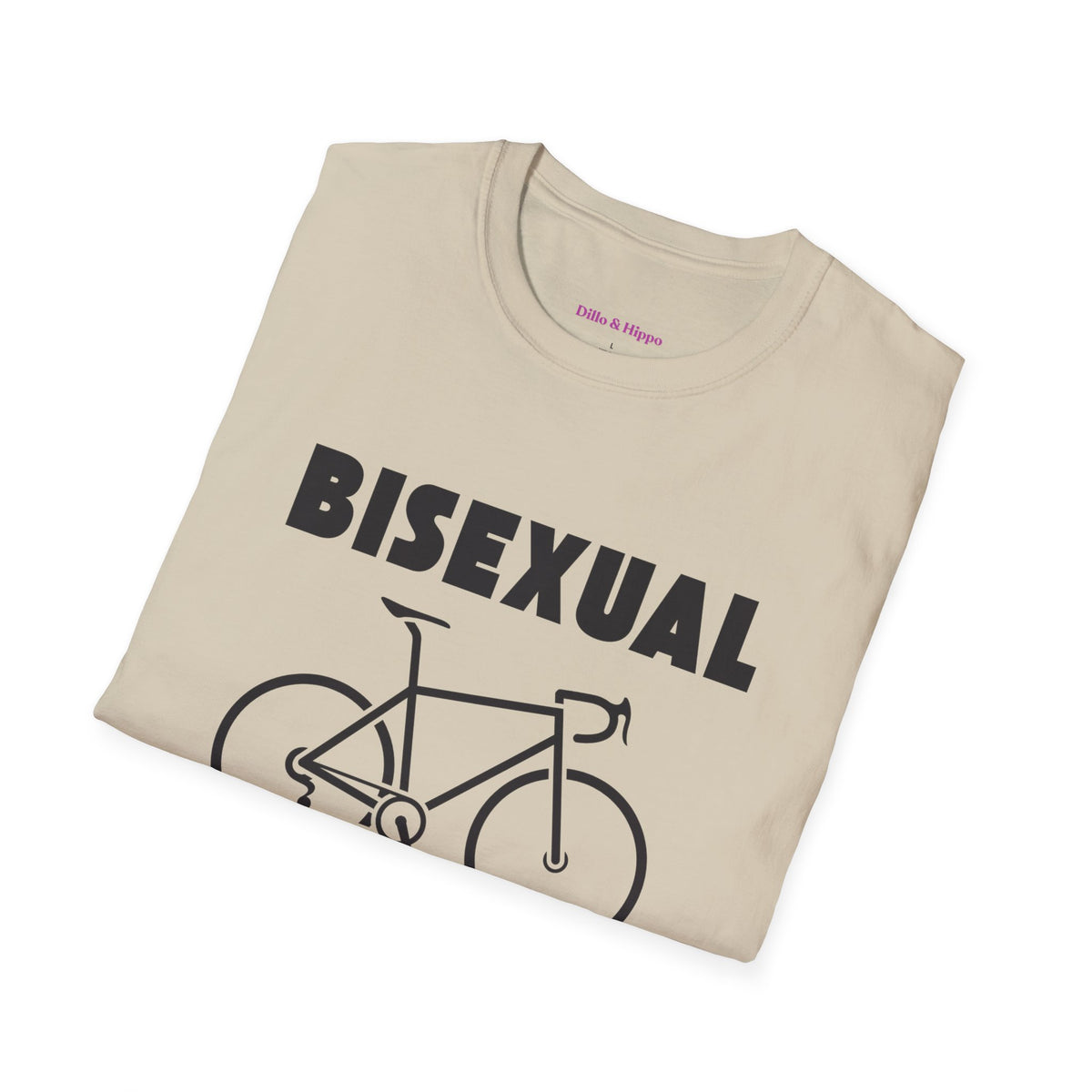 Bisexual (Road) Bicyclist  // Unisex Softstyle T-Shirt