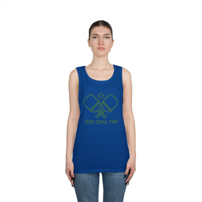 Zero Zero Two Pickleball // Unisex Heavy Cotton Tank Top