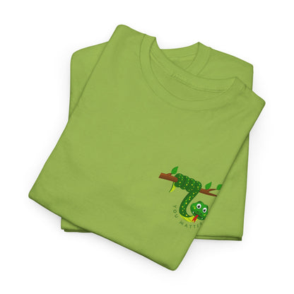 Keep Hanging On - Snake // Unisex Heavy Cotton Tee - Positive Message T-Shirt