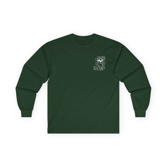 polyPLANTorous // Unisex Long Sleeve Tee - Botanical Design for Plant Lovers