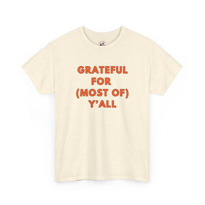 Grateful for (most of) Y'all // Unisex Jersey Short Sleeve Tee